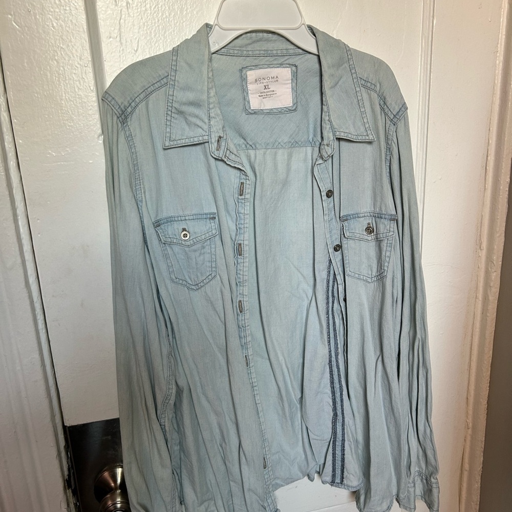 Light Blue Denim Shirt